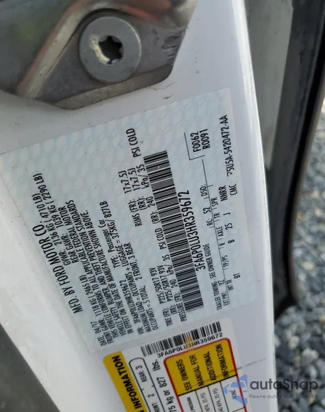 2017 Ford Fusion Se Hybrid z USA, uszkodzony, nr VIN 3FA6P0LU3HR359672